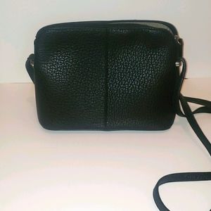Kelly & Katie Pebbled Texture Crossbody Shoulder Bag Purse Black